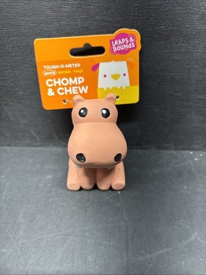 leaps and bounds dog toy latex Hippo Pink