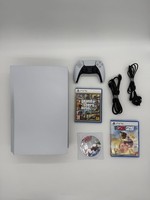 Sony PlayStation 5 (PS5) Disc Edition 825GB 1 Controller 3 Games Warranty