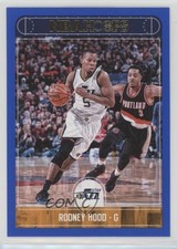 2017-18 Panini NBA Hoops Blue Rodney Hood #86 4k8