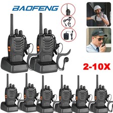 2 -10x Baofeng Walkie Talkie BF-888S Sprechfunkgeräte Handfunkgerät 16Kanäle 5KM