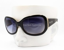 Ralph Lauren RA 5013 520/11 Sunglasses Polished Black on Light Brown Horn