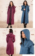 Lighthouse Outback Full Length Waterproof Raincoat, Plum or SeaBlue, UK8 - UK16