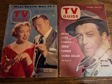 1954 1959 & 10 1960 Issues TV Guide Lucille Ball George Burns Portsmouth Ohio 