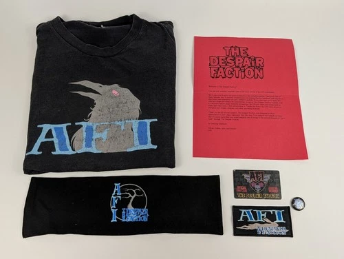 Original AFI Despair Faction Membership Swag - Shirt, Patch, Letter + More?
