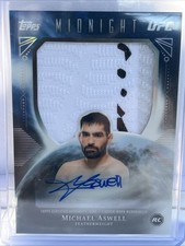 2026 Topps Midnight Ufc Rookie Relic Autographed Card Michael Ashwell