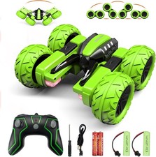 Remote Control Car for Kids 6-12 Years Old, Birthday Gift Headlight, Green