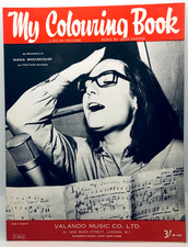 MY COLOURING BOOK - Nana Mouskouri - 1962 UK sheet music - Kander & Ebb