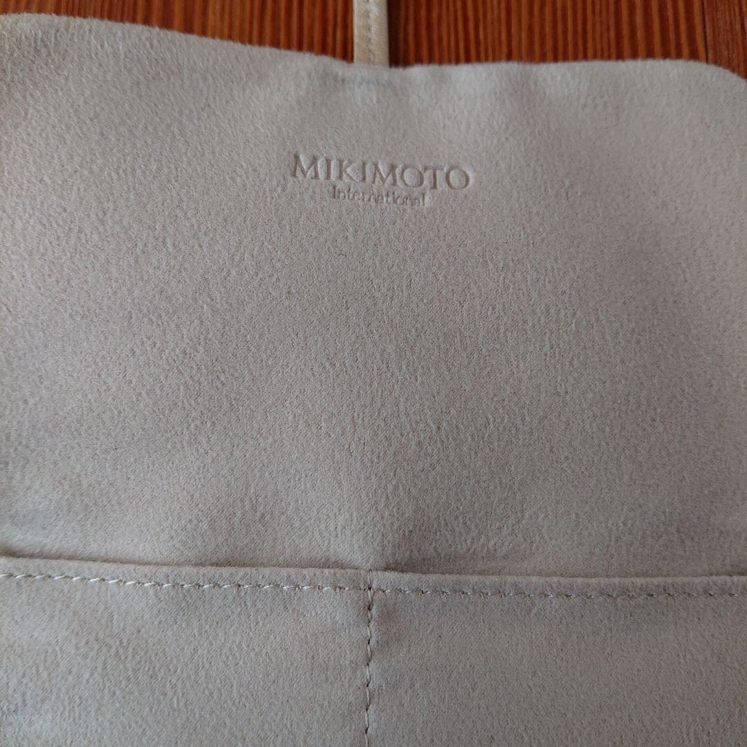 MIKIMOTO Pearl Accessory Case Smooth leather/suede look ship From
