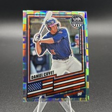 2026 PRIZM STARS AND STRIPES Daniel Cuvet SILVER PANDORA TEAM USA ROOKIE