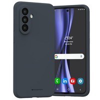 Mercury Silicone SchutzhüLle FüR Samsung Galaxy A36, Dunkelblau