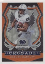 2020 Panini Prizm Draft Picks Crusade Orange Prizm Saquon Barkley #85 g6p