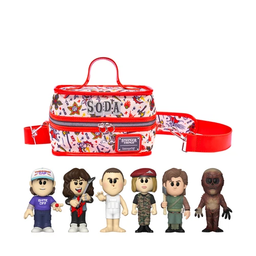 Funko Soda Stranger Things in Loungefly Cooler With 6 Sealed Cans Factory Sealed