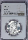 1963 Franklin Half Dollar 50c NGC MS64