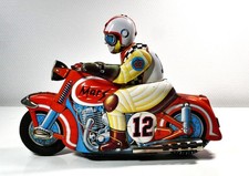 Rare Usagiya (Japan) # 1960's Tinplate "MARS" Motorcycle / Motorrad, friction