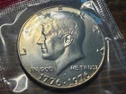 1776-1976 D Bicentennial Kennedy Half Dollar - Uncirculated (BU) in Mint Cello