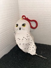 HARRY POTTER CLIP ON WIZARD CHARM BAG CHARM KEYRING PLUSH TOY PLUSHIE HEDWIG