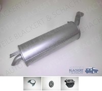 Imasaf ESD Auspuff Endtopf + Anbauteile für Fiat Stilo 1.9 JTD + 1.9 D Multijet