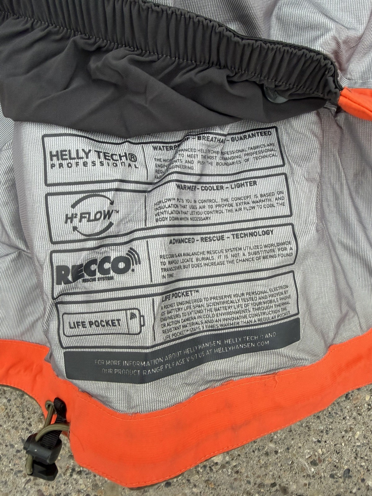 Men's Helly Hansen Elevation Shell Jacket RECCO S… - image 7