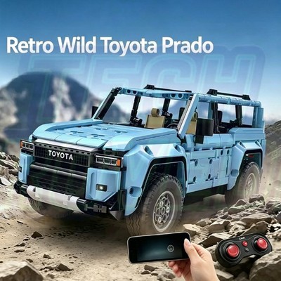 CADA building toys Toyota Prado Remote-Control Off-Road Vehicle Construction Kit
