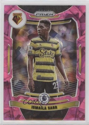 2021-22 Panini Prizm Premier League Pink Ice Prizm Ismaila Sarr #265 0b2