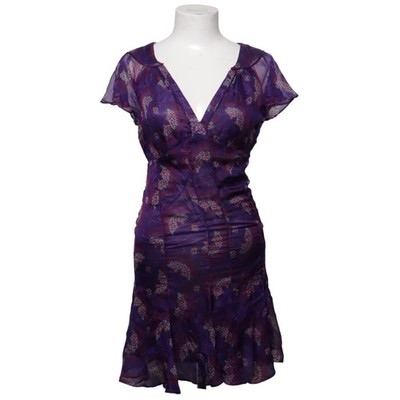 Zara Basic, Kleid, Größe: XS, Lila/Mehrfarbig, Polyester/Seide, Sonstiges #xOp