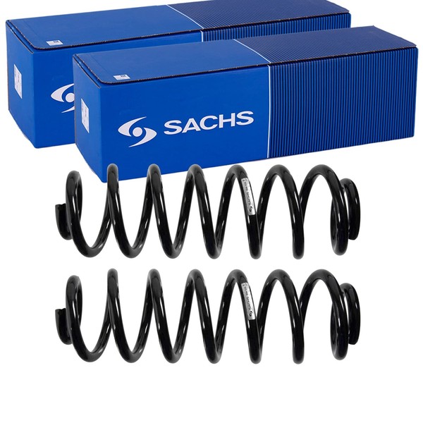 2X Sachs Fahrwerksfedern Hinten Passend FÜR VW Tiguan Links+Rechts-image
