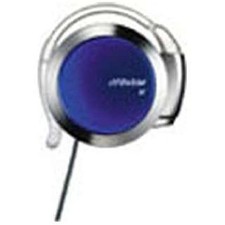 JVC HP-AL202-MA On-Ear Headphones Metallic Blue Closed-Back Ear-Hook New