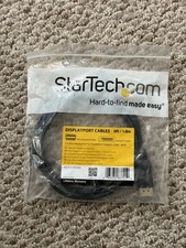 NEW StarTech.com 6FT Mini DisplayPort to Display Port DP Adapter Cable Black