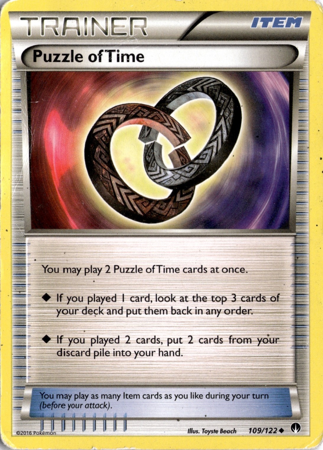 Puzzle of Time 109/122 XY - BREAKpoint Pokémon Card TCG