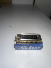 Vintage HOHNER No. 39 Mini Harmonica In Blue Case - Made In Germany