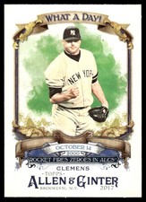 Roger Clemens 2017 Topps Allen & Ginter #WAD-89 Yankees MLB READ FREE SHIPPING