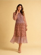 NWOT - Zimmermann Paisley Print Long Dress, Size Petite