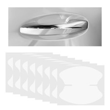 8PCS Car Door Handle Protector, Anti-Scratch Transparent Car Doors Bowl Covers P