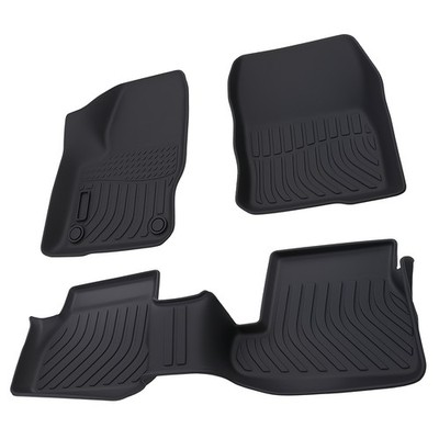 Anti-Slip Floor Mats Liner for Ford Focus 2012-2018 Black TPE Rubber Car Carpet