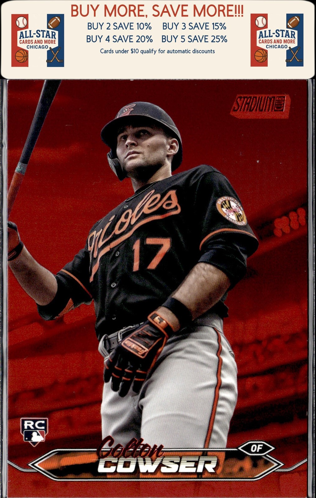 2024 Stadium Club #86 Colton Cowser Red Foil