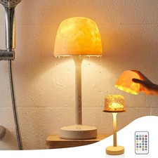 Wrybv 16 Colors Shower Lamp Waterproof 12.6In Cordless Rechargeable Ocean Wave
