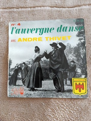 André Thivet L'Auvergne Tanz Nr. 4 EP Vinyl 17 cm 45 Umdrehungen 45 EA 197