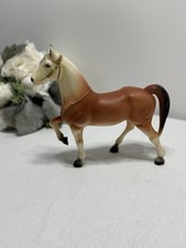 Vintage WS Toys Molded Hard Plastic Horse Figurine 2155 Hong Kong 8 Tall
