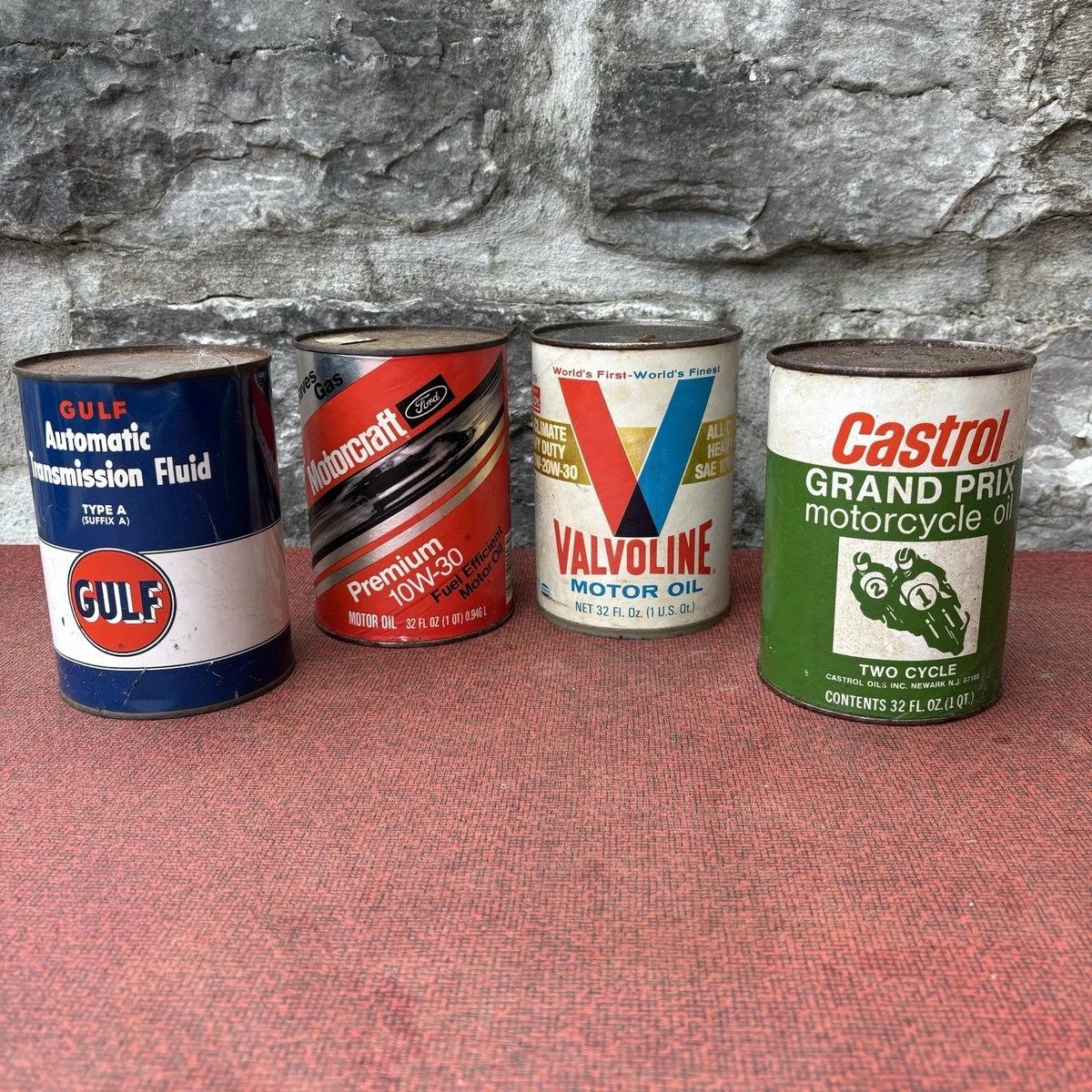 Gulf In Collectible Gas & Oil Advertising Cans And Buckets for