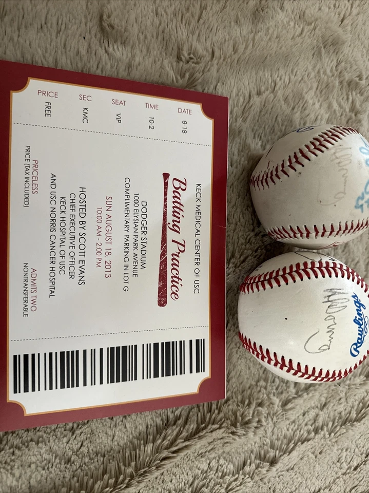 pelota de béisbol firmada Foto 3 de 4