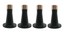 kings brand furniture - plastic bed frame glide legs to replace wheels, set ...