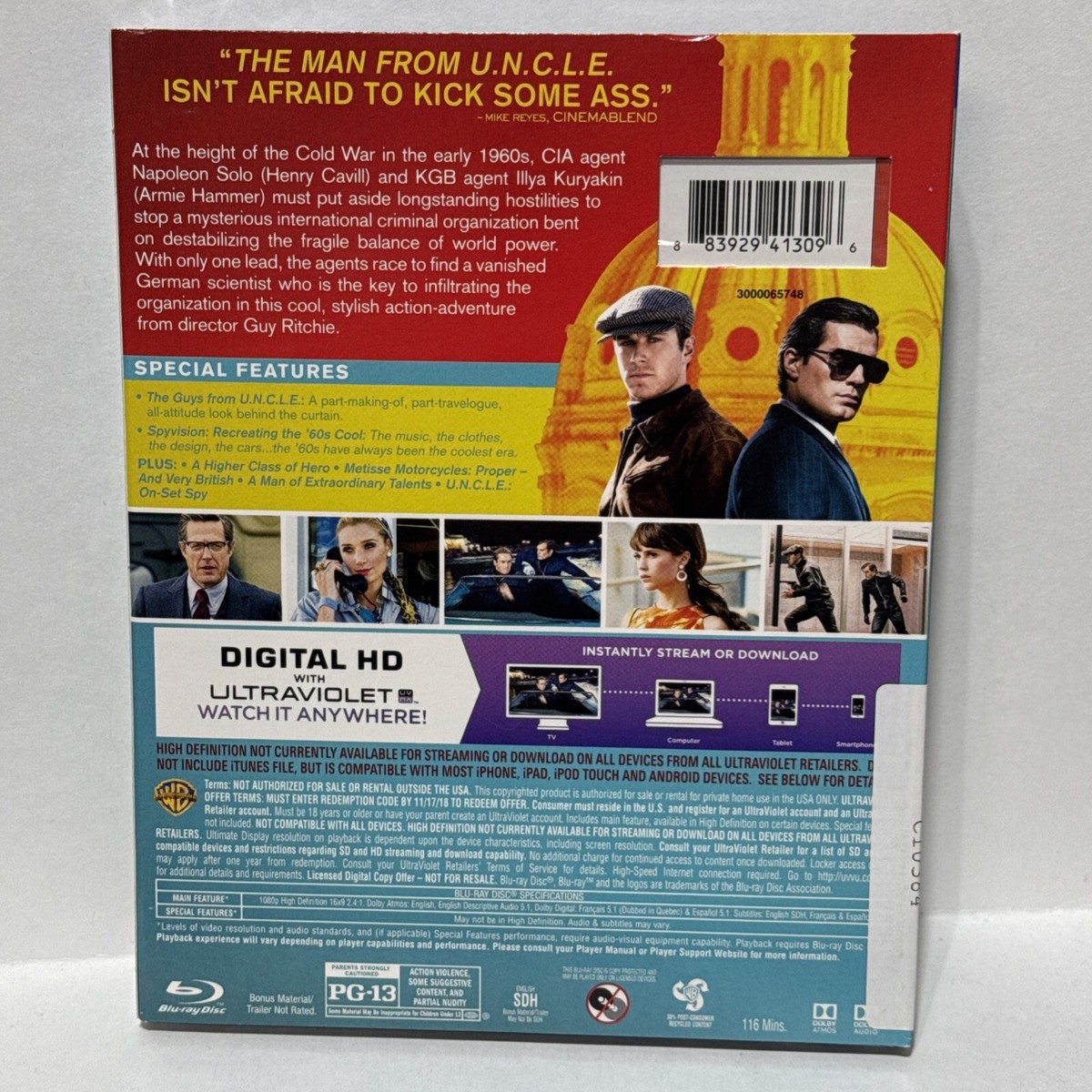 The Man from U.N.C.L.E. (Blu-ray/DVD, 2015) | eBay