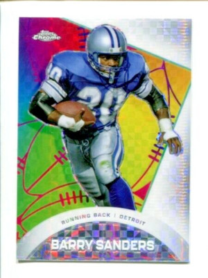 2023 Topps Composite Chrome All-Etch - X-Fractor #CAE-21 - Barry Sanders  