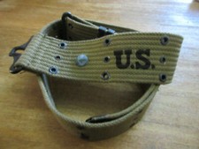 Original US Army Koppel Lochkoppel M36 Belt WK2 WWII 1942 1943 Marines Navy USMC