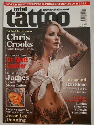 TOTAL TATTOO #86 DECEMBER 2011 - CHRIS CROOKS - DR MATT LODDER - DAN STONE
