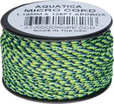 Atwood Rope MFG Micro Cord 125ft Aquatica MP08 - AQUATICA