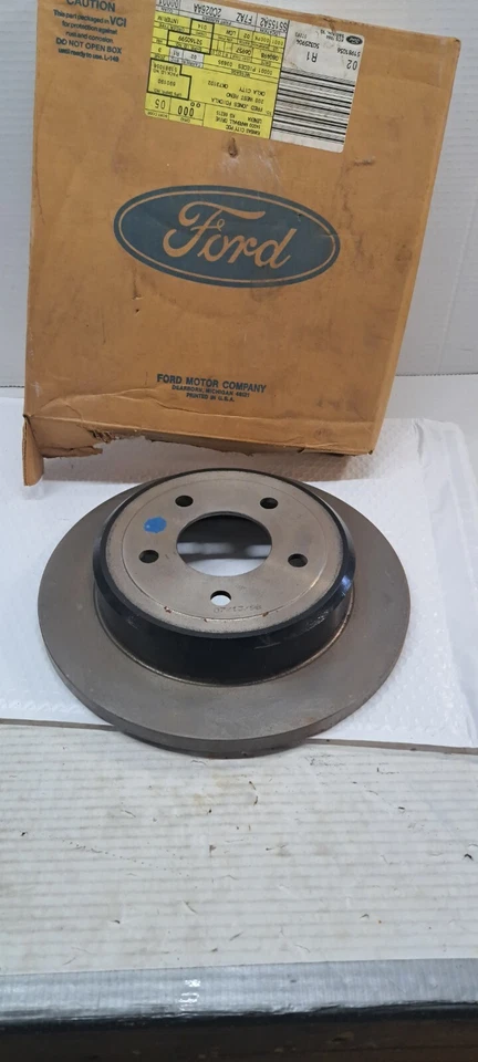 原始设备制造商后制动转子 96-02 福特 Crown Victoria Town 汽车 Grand Marqui F7AZ2C026AA — 第 2/4 张图片