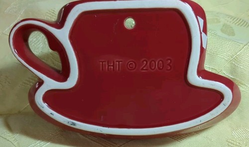 Ceramic Coffee Cup Wall Decor Pocket Plaques Mini Planter Flower Vase Vintage - Picture 3 of 4
