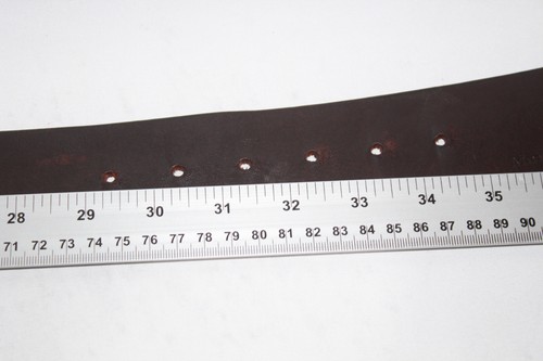 Cinturón de cuero Marc O'Polo para hombre 32" marrón ancho vintage - Imagen 2 de 17