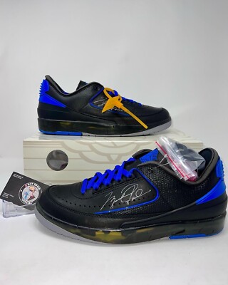 Size 10.5 - Jordan 2 Retro Low SP x Off-White Black Varsity  display picture 1